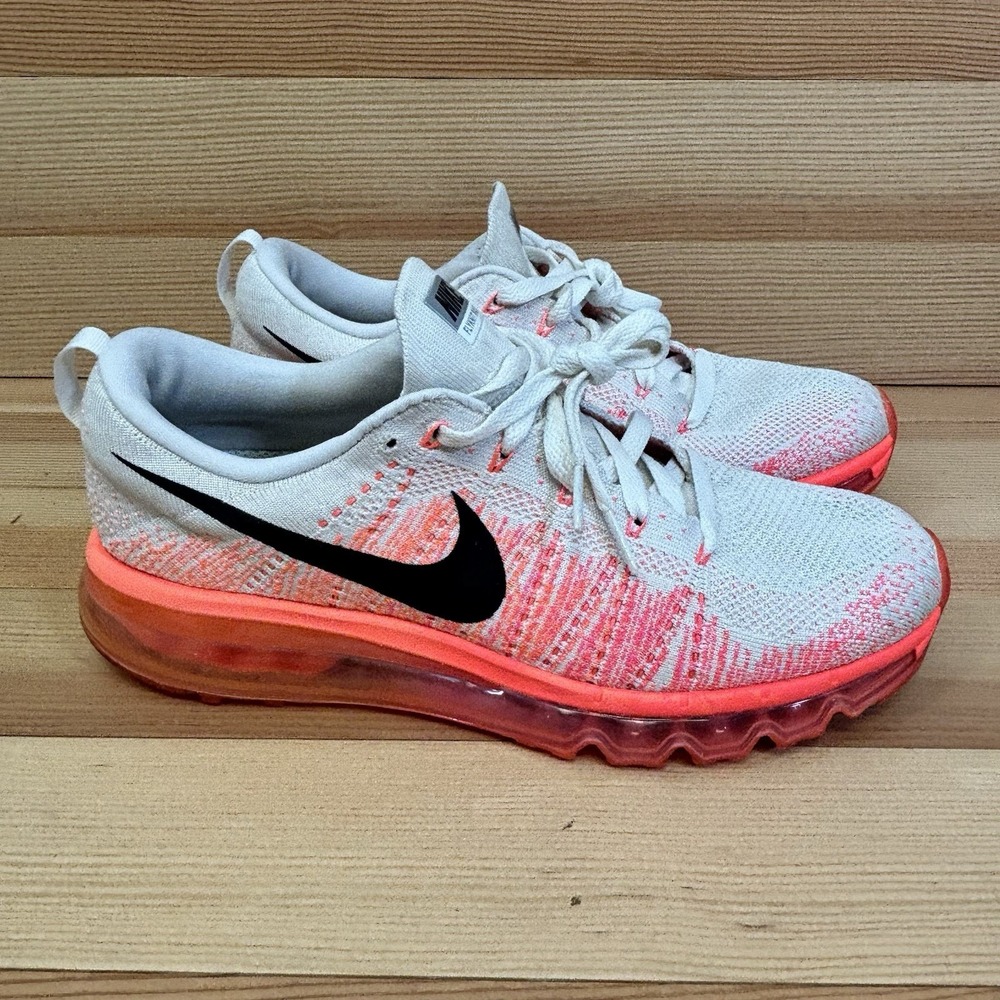 Nike Flyknit Max Hypr Pnch-Brght Mng 620469 101 Mens Size 9